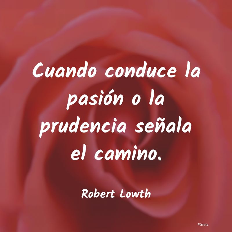 frases de Robert Lowth