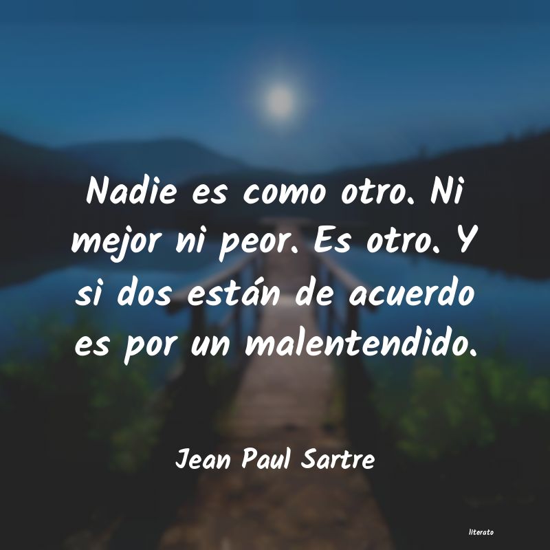 frases de Jean Paul Sartre