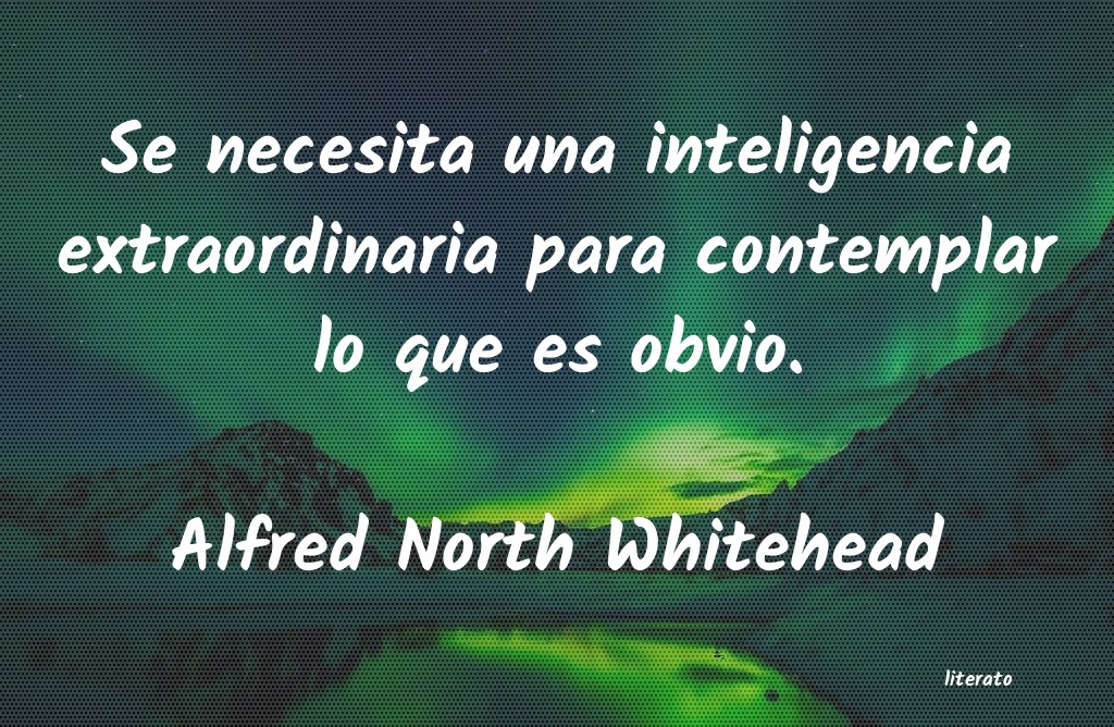 Frases de Alfred North Whitehead