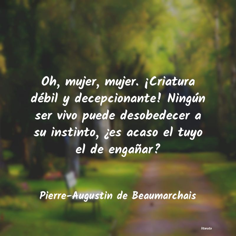 frases de Pierre-Augustin de Beaumarchais