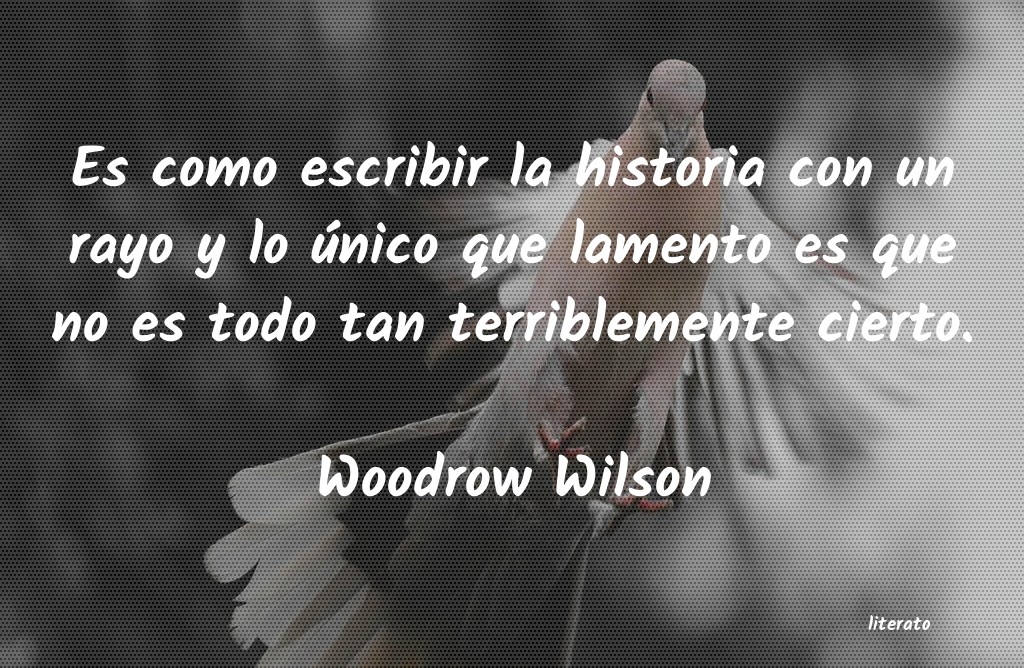 Frases de Woodrow Wilson