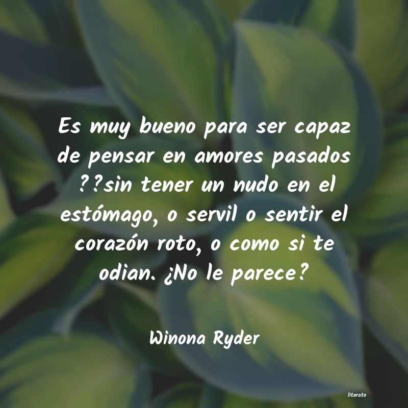 frases de Winona Ryder
