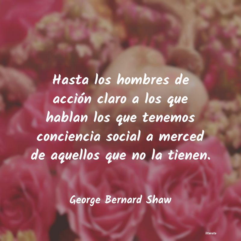 george bernard shaw sola una tragedia
