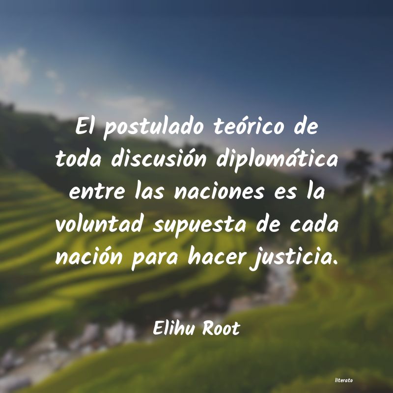 frases de Elihu Root