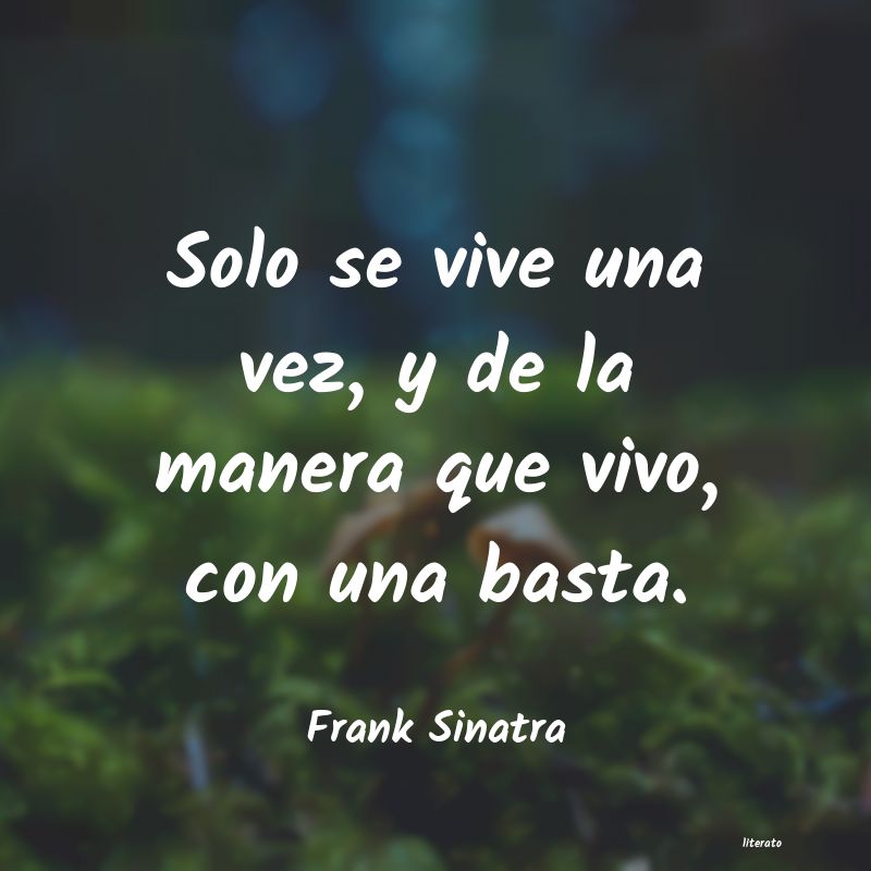 Frases de Frank Sinatra