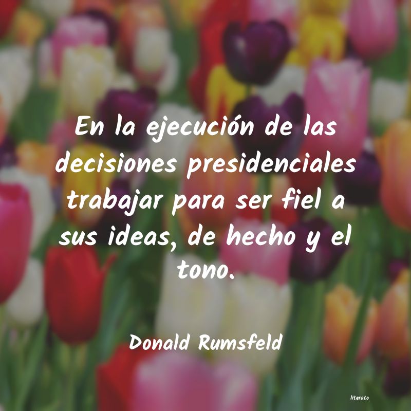 frases de Donald Rumsfeld