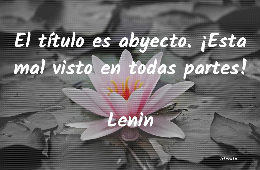 Frases de Lenin