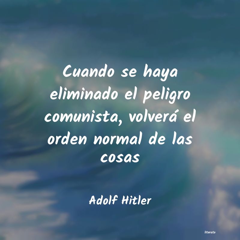 frases de Adolf Hitler