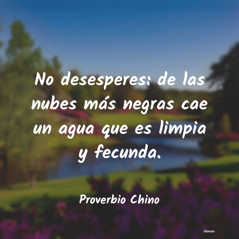 Frases de Proverbio Chino