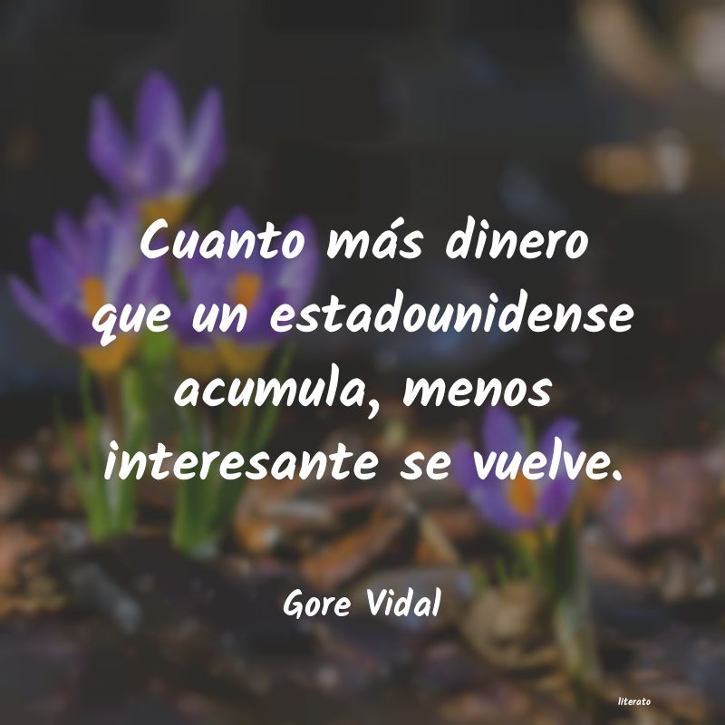 Frases de Gore Vidal