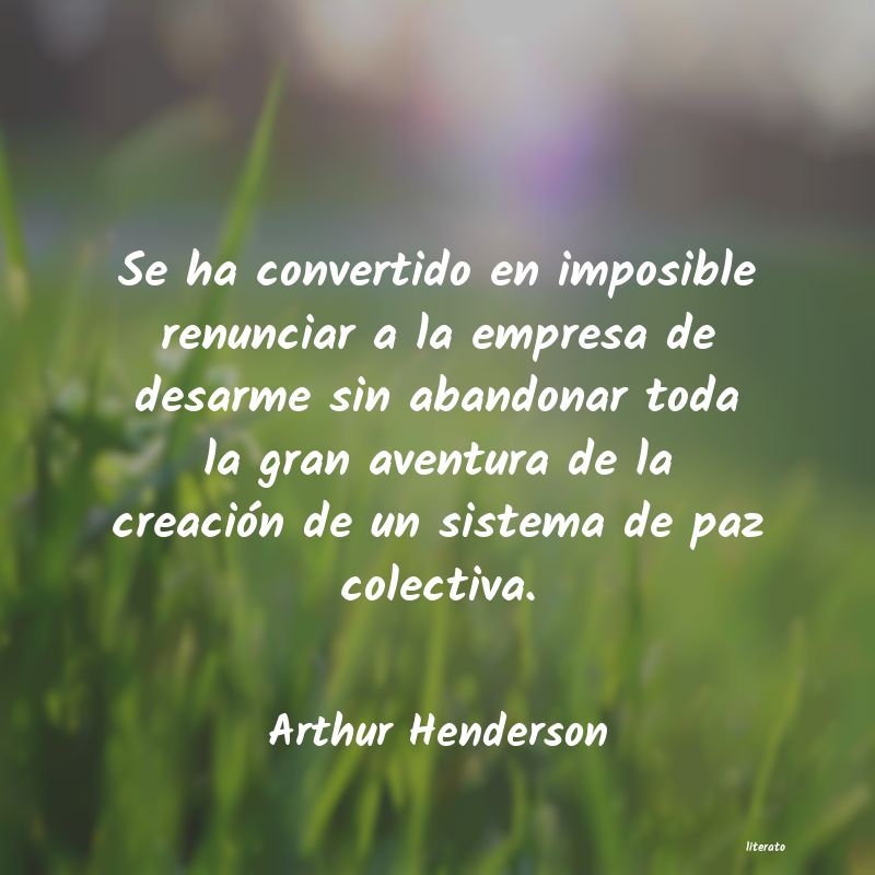 Frases de Arthur Henderson