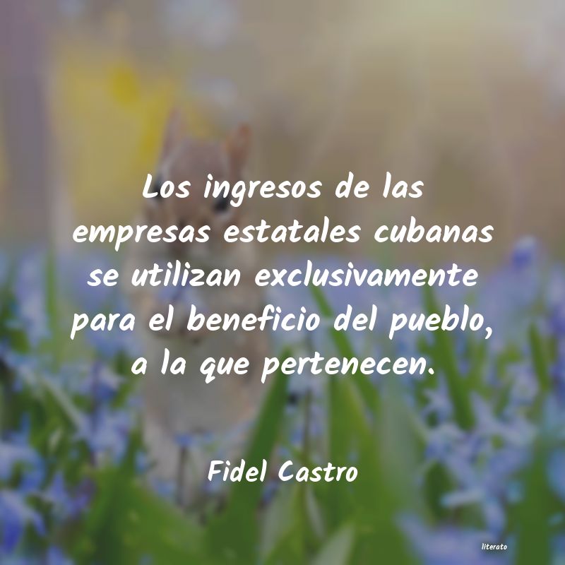 Frases de Fidel Castro