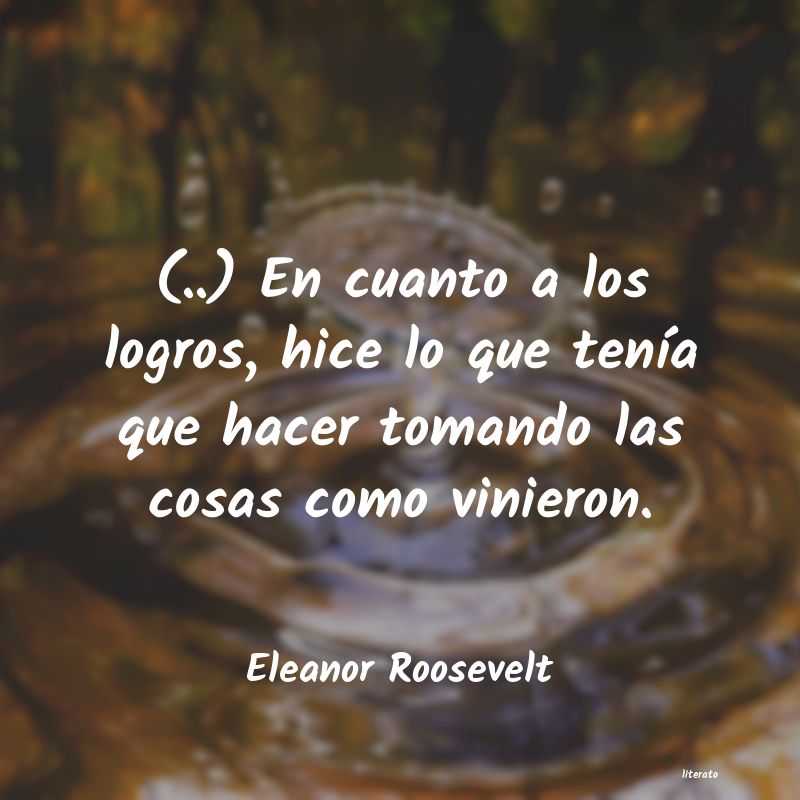 frases de Eleanor Roosevelt