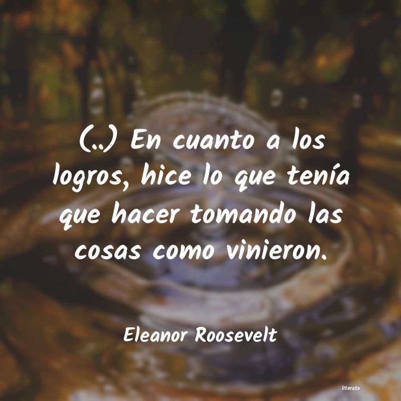 Frases de Eleanor Roosevelt