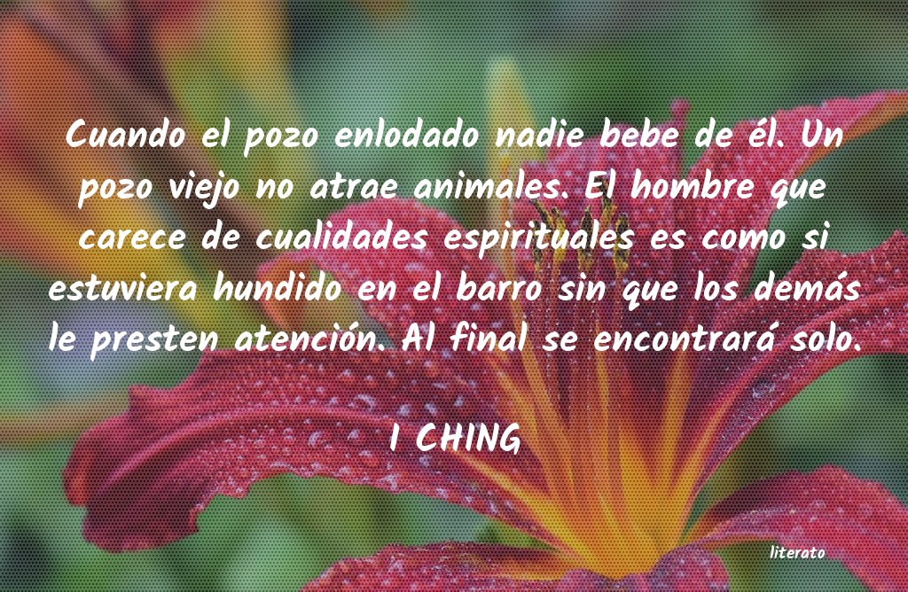 Frases de I CHING