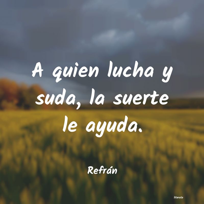 frases de Refrán