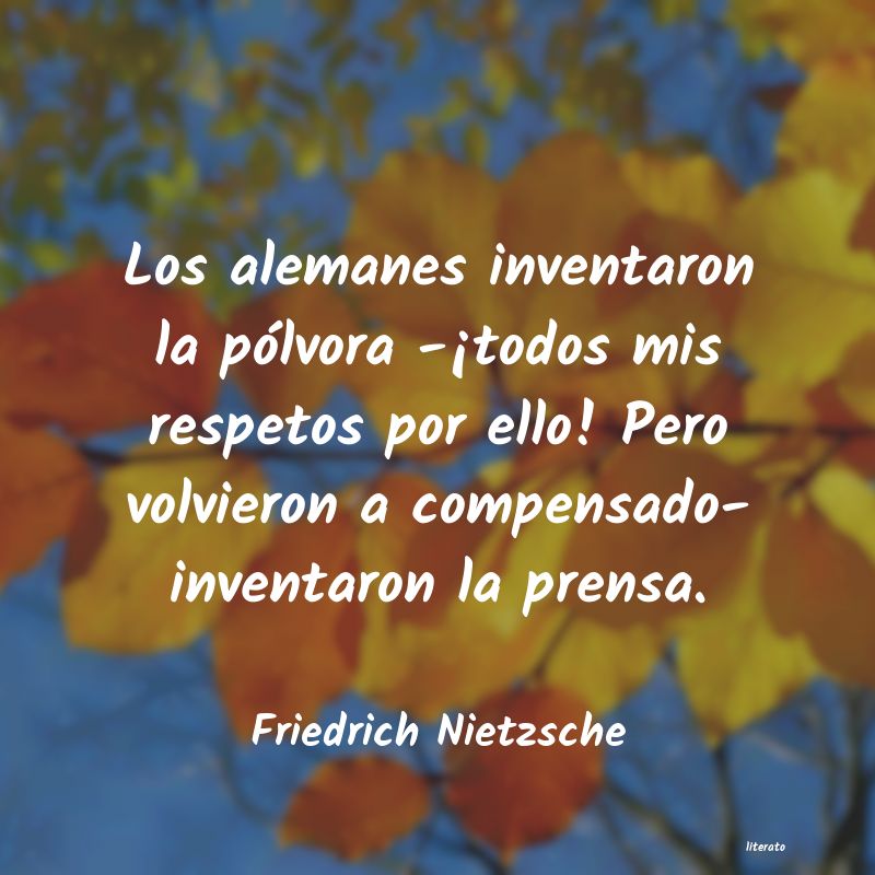 Frases de Friedrich Nietzsche