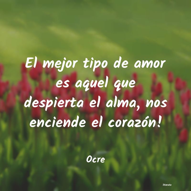 frases de Ocre