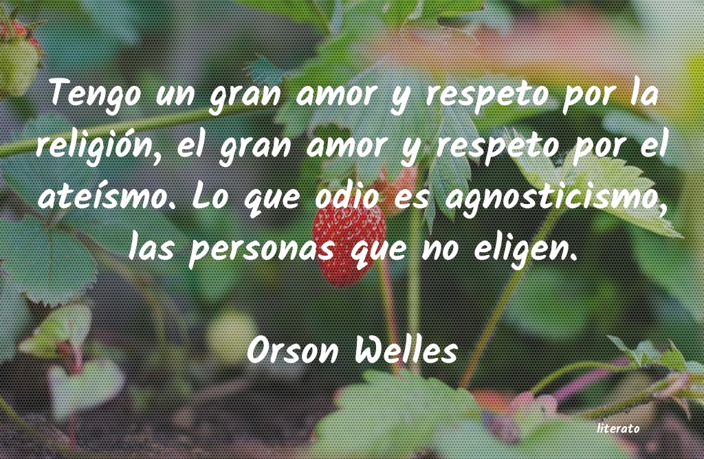frases de Orson Welles