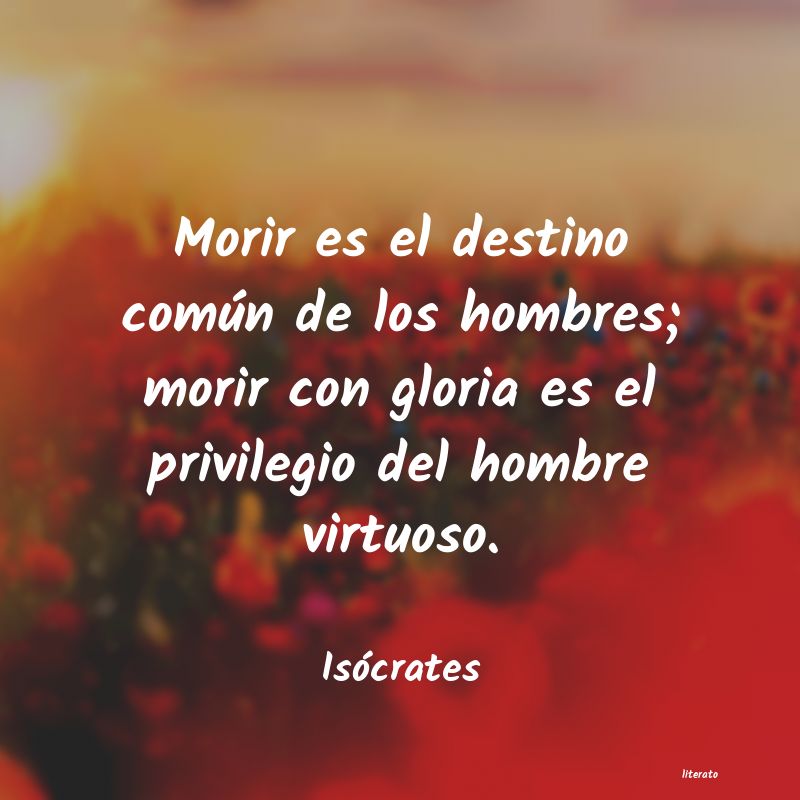 frases de Isócrates