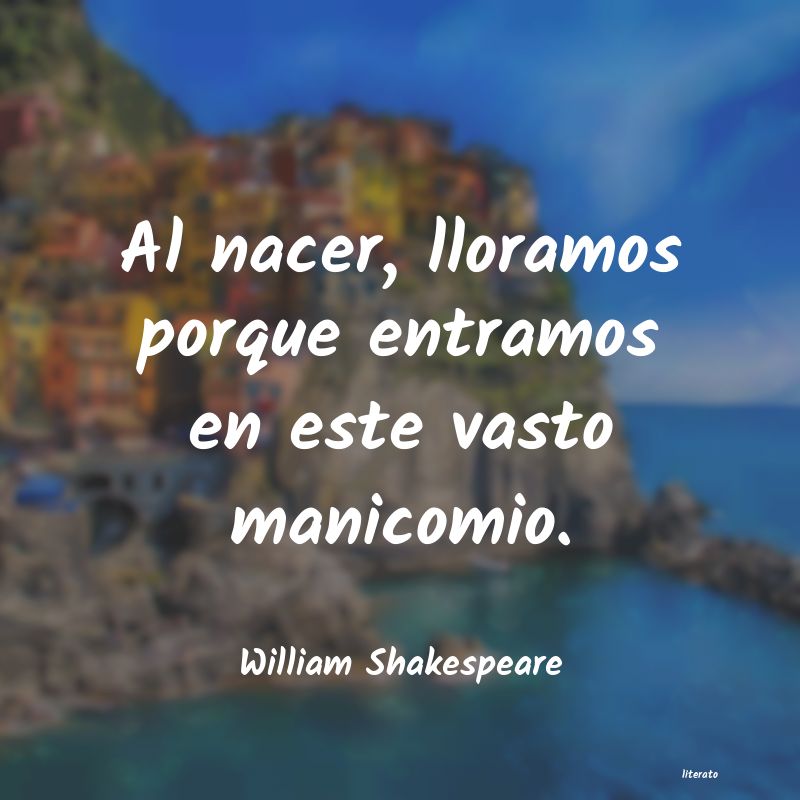 frases de William Shakespeare