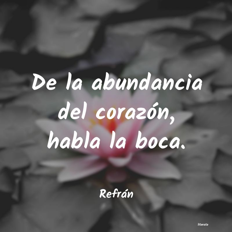 frases de Refrán