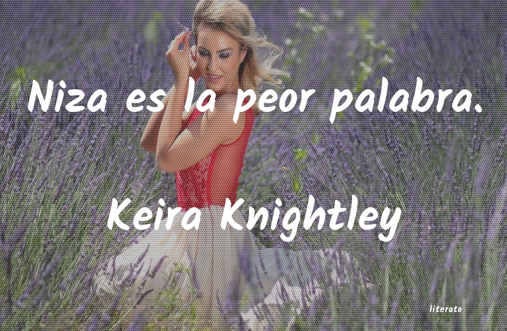 frases de Keira Knightley