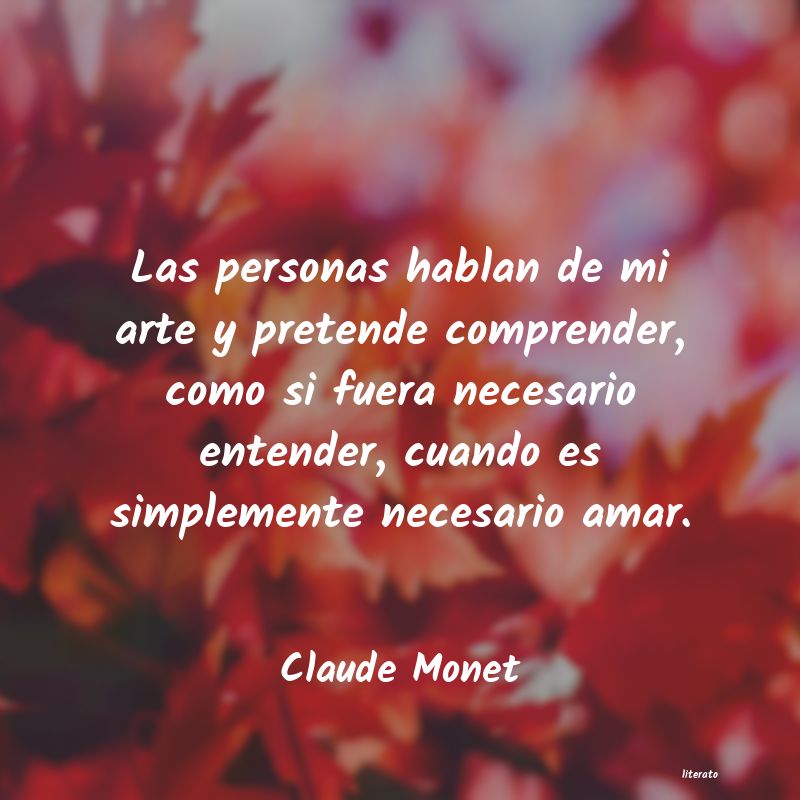 Frases de Claude Monet