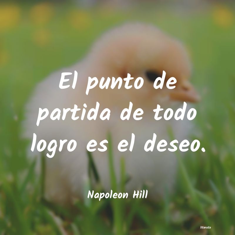 frases de Napoleon Hill