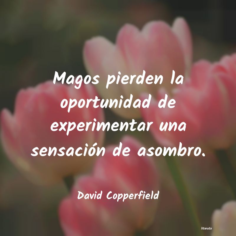 Frases de David Copperfield