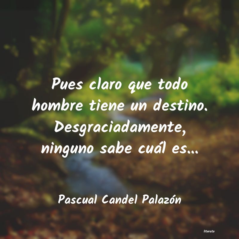 Frases de Pascual Candel Palazón