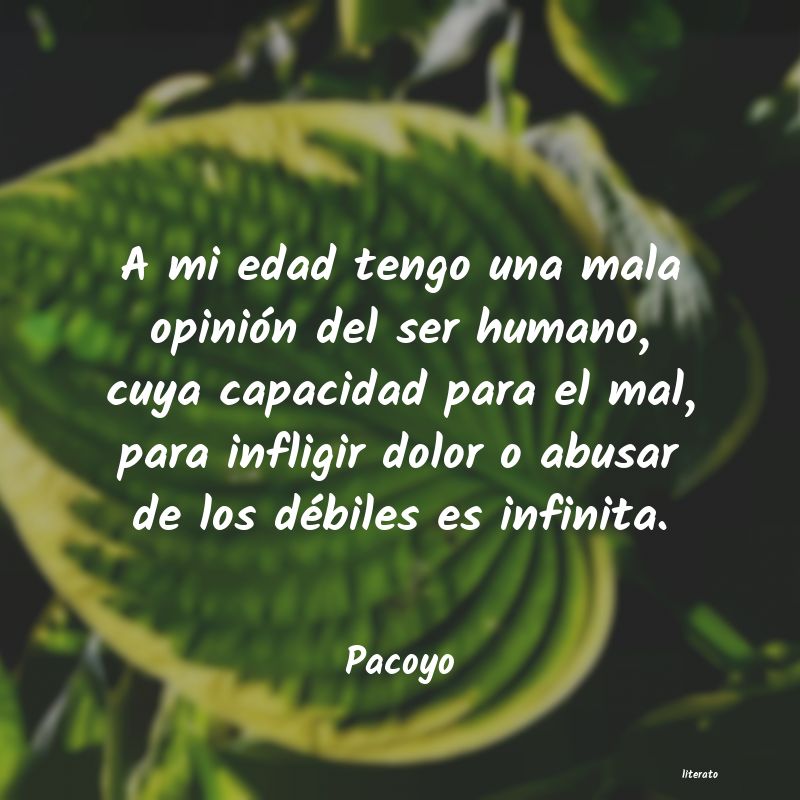 frases de Pacoyo