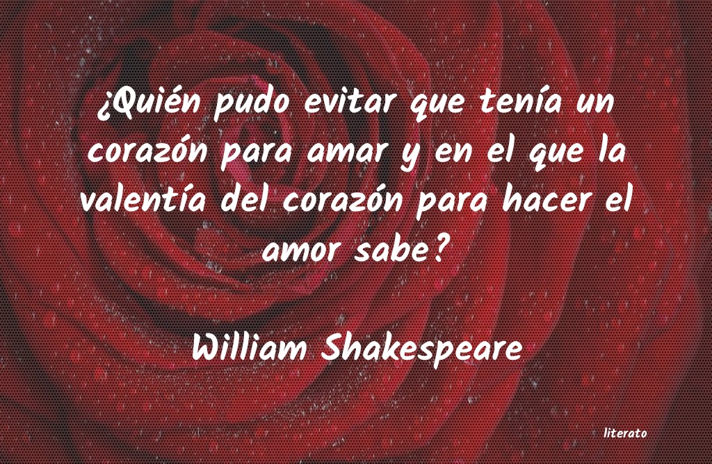 Pensamientos William Shakespeare Frases De Amor - Quotes De Amor