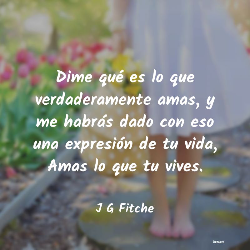 frases de J G Fitche