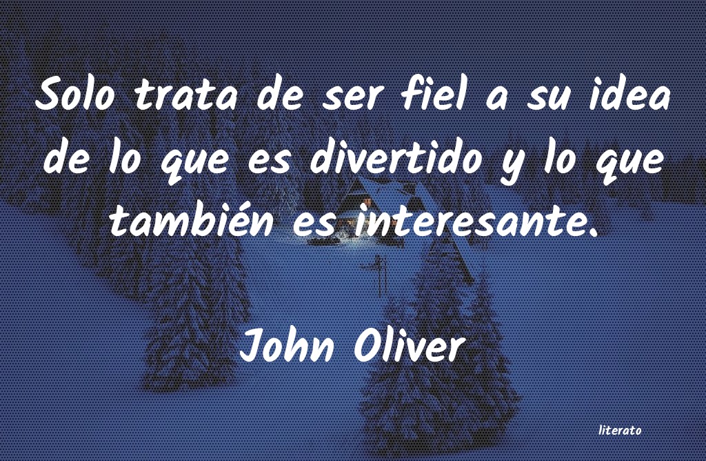 frases de John Oliver