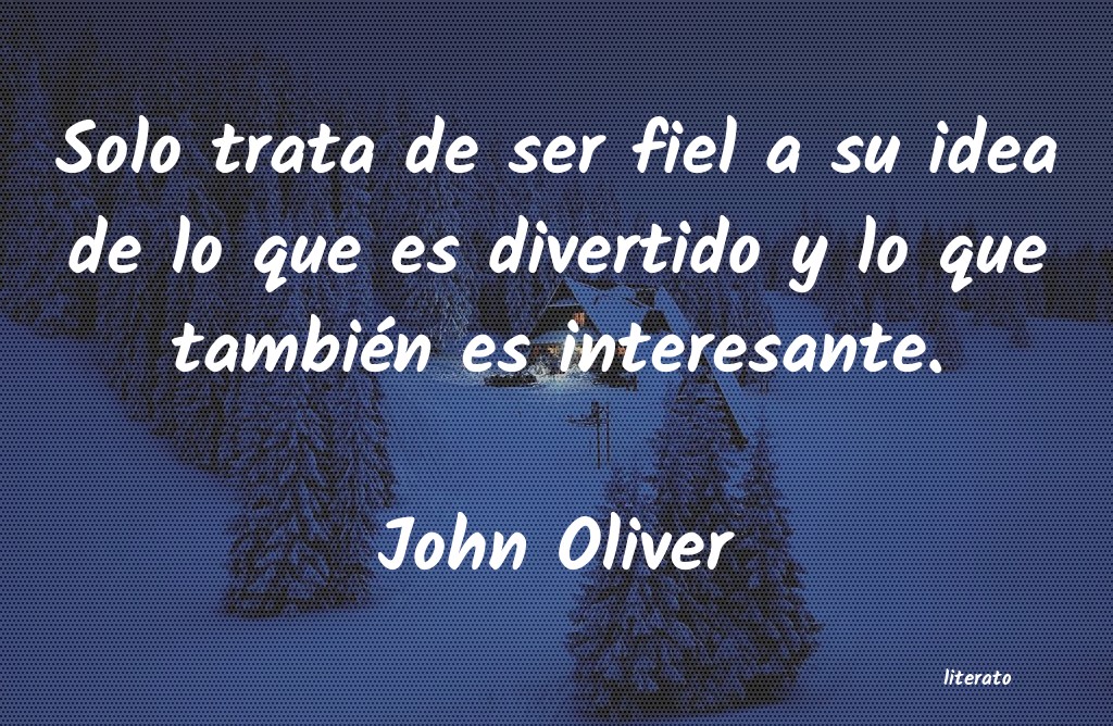 Frases de John Oliver