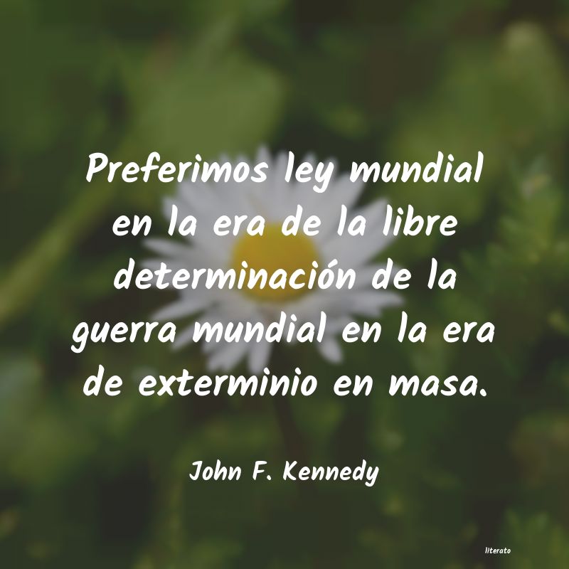 Frases de John F. Kennedy