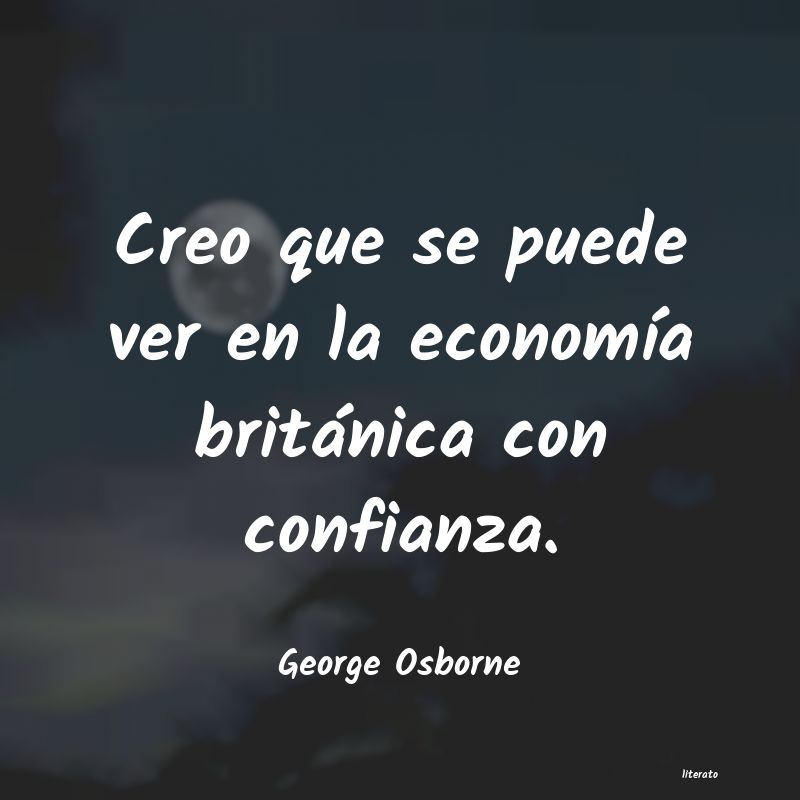 frases de George Osborne