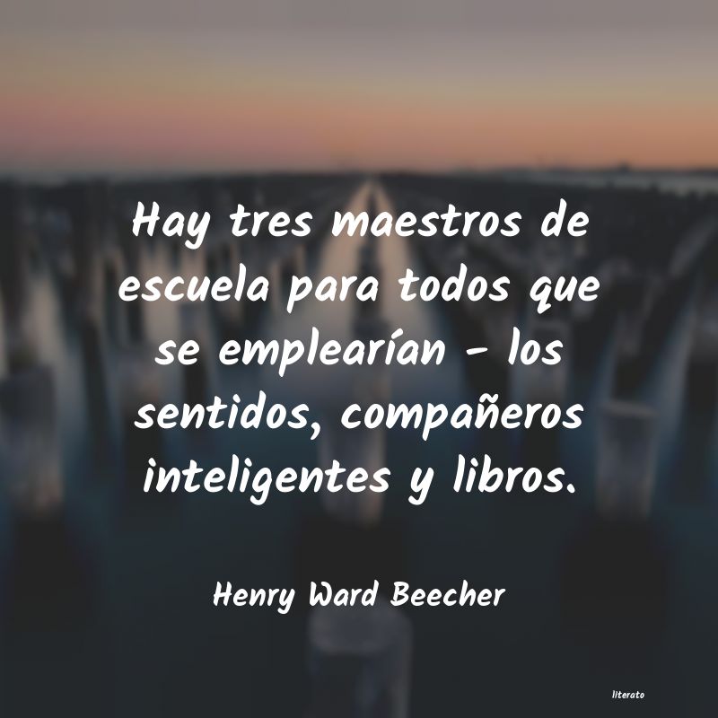 Frases de Henry Ward Beecher