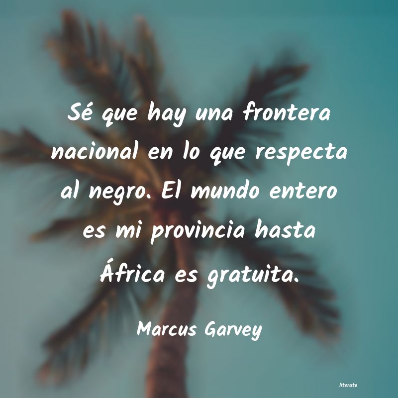 frases de Marcus Garvey
