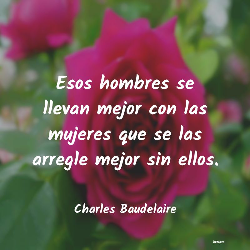 frases de Charles Baudelaire