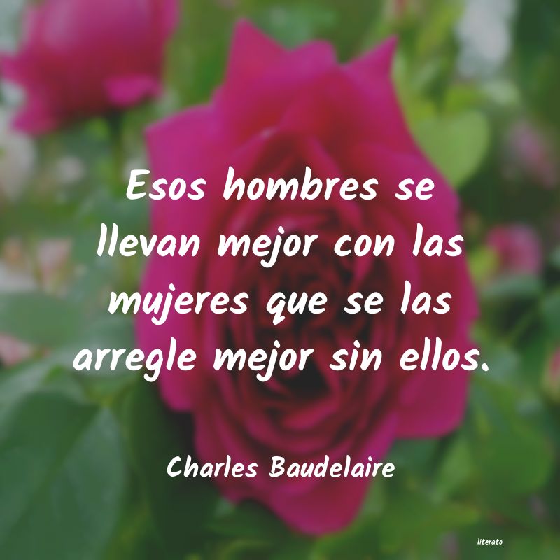 Frases de Charles Baudelaire