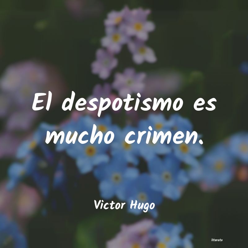 frases de Victor Hugo