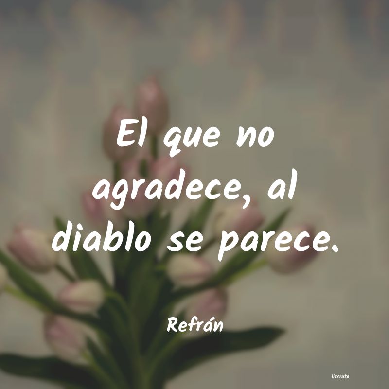 Frases de Refrán