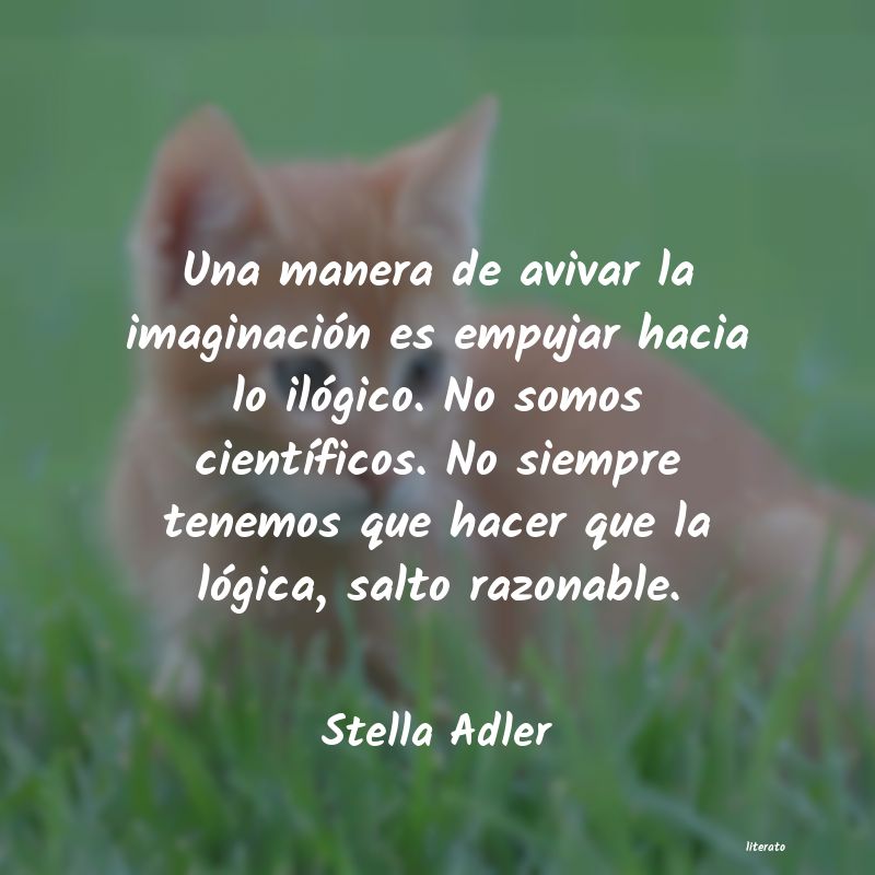frases de Stella Adler
