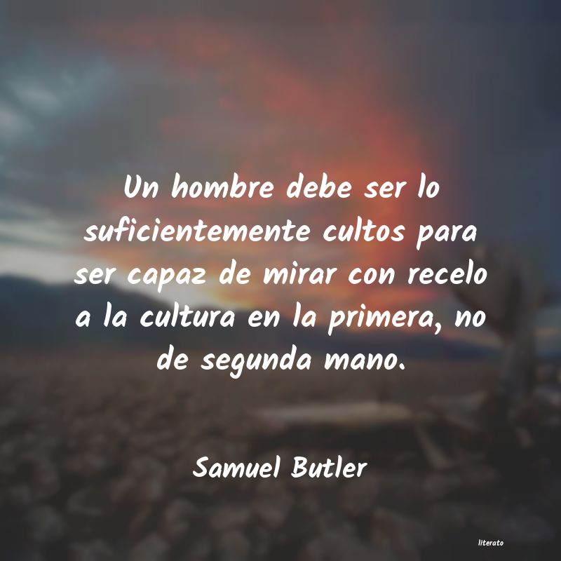 Frases de Samuel Butler