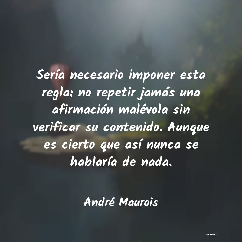 Frases de André Maurois