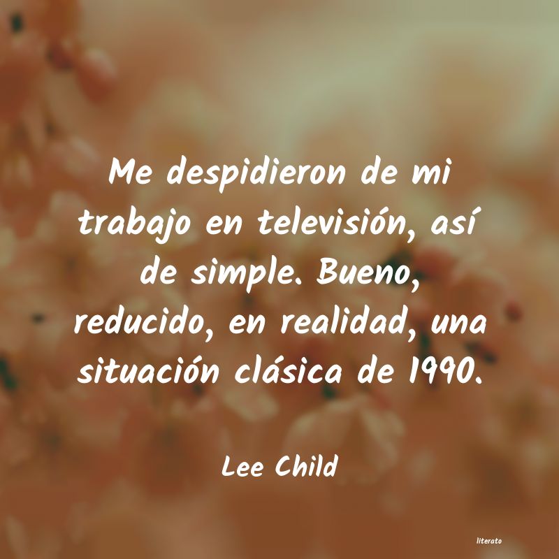 Frases de Lee Child