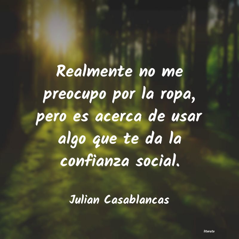 Frases de Julian Casablancas