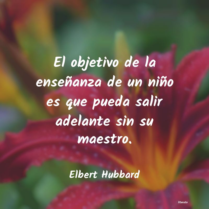 frases de Elbert Hubbard